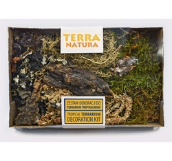 TERRA NATURA dekoracja terrarium tropikalnego rośliny mech gotowy zestaw 