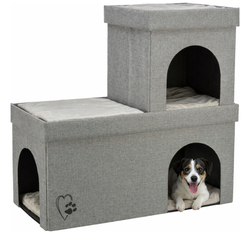 TRIXIE Piętrowa budka legowisko domek piętrowy składany pufa kota psa 76 cm