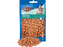 TRIXIE Denta Fun Dentinos Ciastka Mięso z rybą przysmak czyści zęby kota 