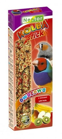 NESTOR Kolba owocowa dla ptaków egzotycznych kolby owocowe 2 szt.