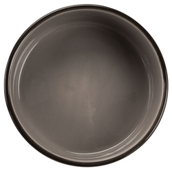 TRIXIE Miska ceramiczna dla psa kota na karmę wodę ciężka czarna 0,3 L