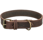 TRIXIE Rustic Obroża psa skórzana z naturalnej skóry brąz 37–44cm/2,5cm M