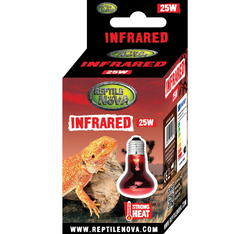 REPTILE NOVA INFRARED Żarówka grzewcza 25W poczerwień UVA do terrarium E27