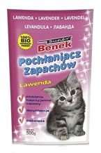  Pochłaniacz zapachów kuwety kota Benek Lawenda