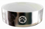 Ceramiczna srebrna miska dla psa kota 0,3 L Trixie