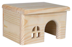 Drewniany domek dla chomika myszy gryzoni Trixie