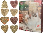 Kalendarz adwentowy świąteczny przysmaki królika