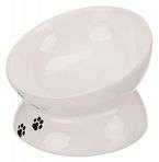 Miska ceramiczna dla psa kota biała 150 ml Trixie 