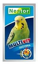 Witaminy Multivit Nestor dla małych ptaków papug