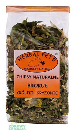 Brokuł suszony dla gryzoni, królika, Herbal 50g