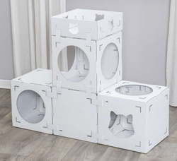 Domek tekturowy kartonowy kota Casa Cara Trixie 93