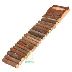 Drabinka drewniana mostek do klatki dla chomika gryzoni