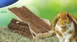 Drewniana huśtawka dla królika, fretki, gryzoni