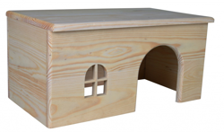 Duży, drewniany domek dla królika, gryzoni, Trixie