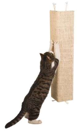 KERBL duży narożny drapak sizalowy dla kota na ścianę meble XXL 100 cm