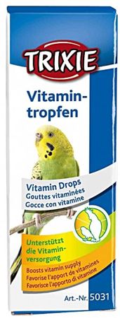 Krople witaminy dla ptaków papugi Trixie 15 ml