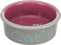 Miski ceramiczne na stojaku dla kota 2x0,3L Trixie