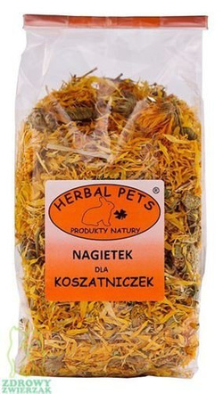 Nagietek, kwiaty dla koszatniczki Herbal Pets 100g