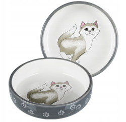 Niska miska ceramiczna kota persa kociąt Trixie 