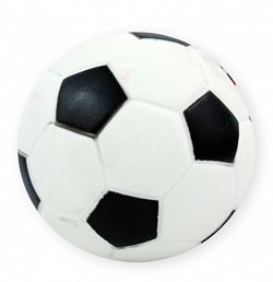 Piłka futbolowa zabawka piszcząca dla psa 10 cm