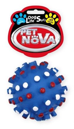 Piłka jeżowa zabawka psa czyści zęby Pet No 8,5cm 