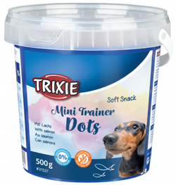 Przysmak psa treserki łosoś Mini Dots Trixie 500 g