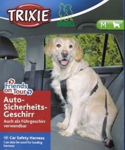 Szelki samochodowe, pasy bezpieczeństwa dla psa M