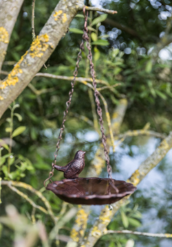 Żeliwna miska poidło ptaków do ogrodu Trixie