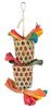 Huśtawka zabawka dla ptaków papugi sizalowa 35 cm